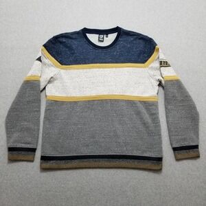 Los Angeles Rams Sweatshirt Mens XL Gray Blue Long Sleeve Pullover Crew Neck NFL